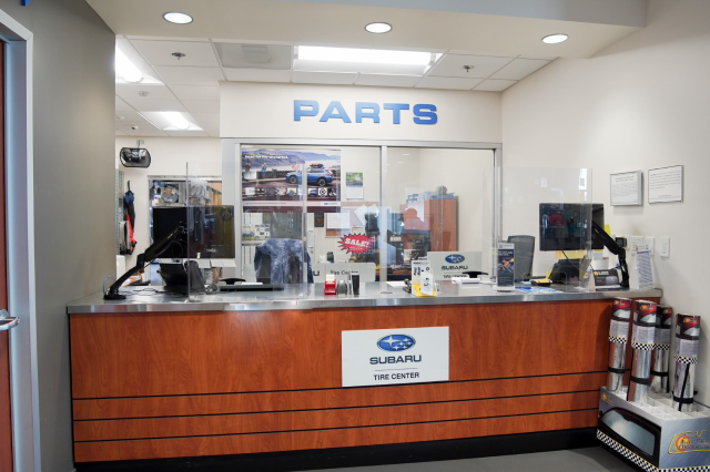 Dalton Subaru Parts Counter