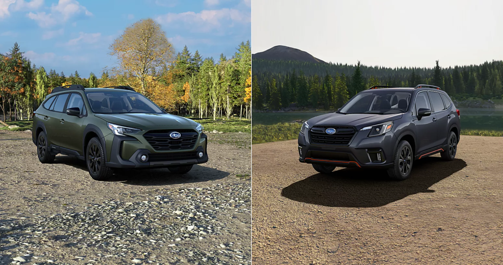 The Subaru Forester and Outback are both exceptional choices