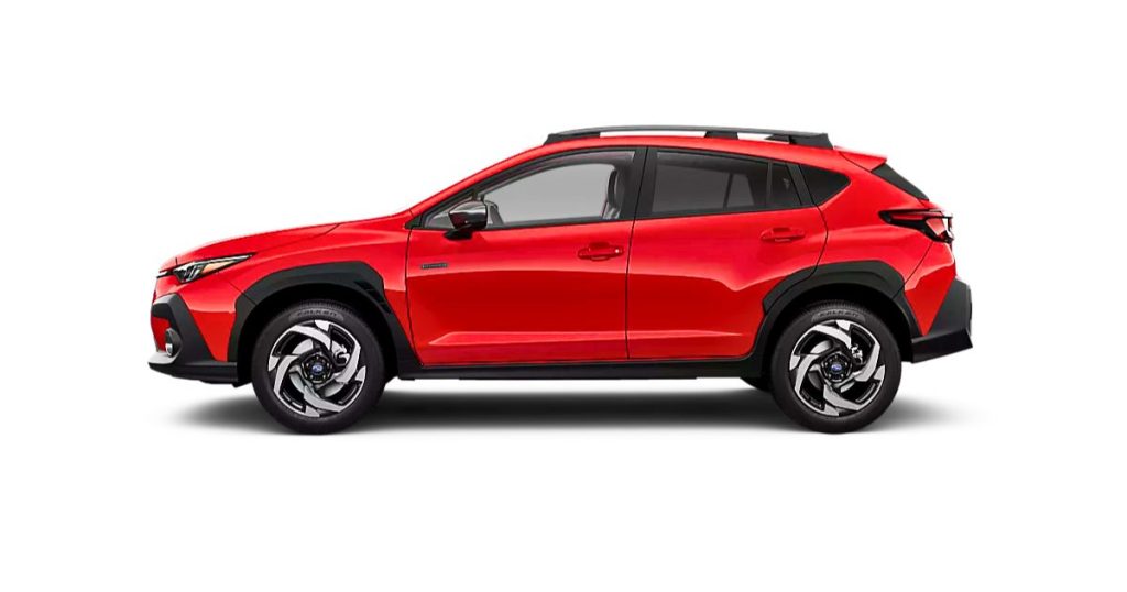 The 2026 Subaru Crosstrek Limited Hybrid in Pure Red