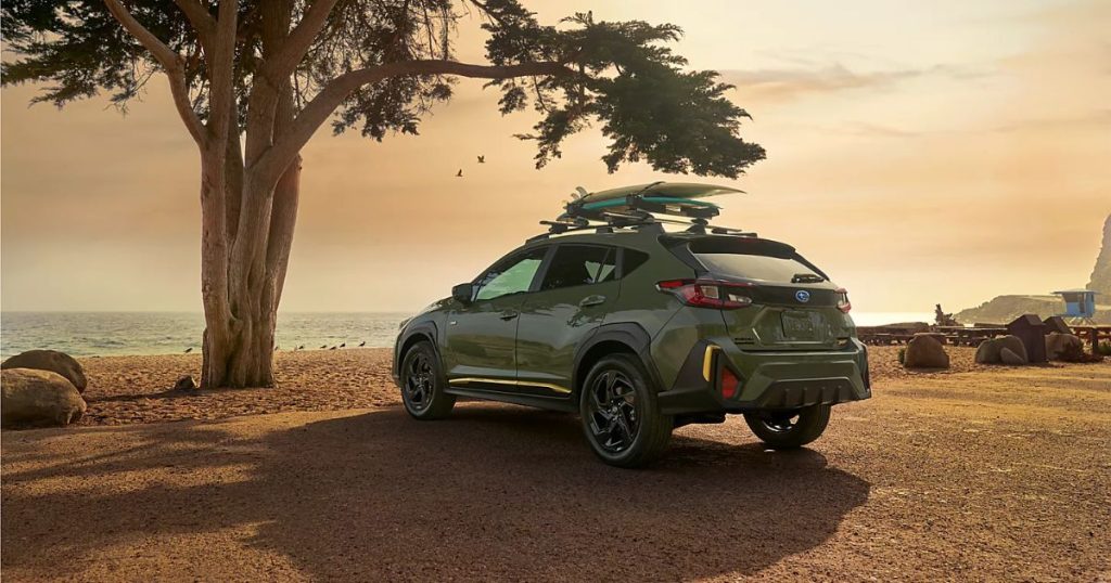 The 2026 Subaru Crosstrek Sport in Alpine Green