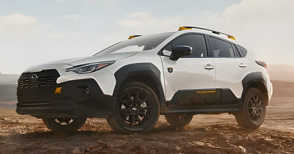 The 2026 Subaru Crosstrek Wilderness in Crystal White Pearl