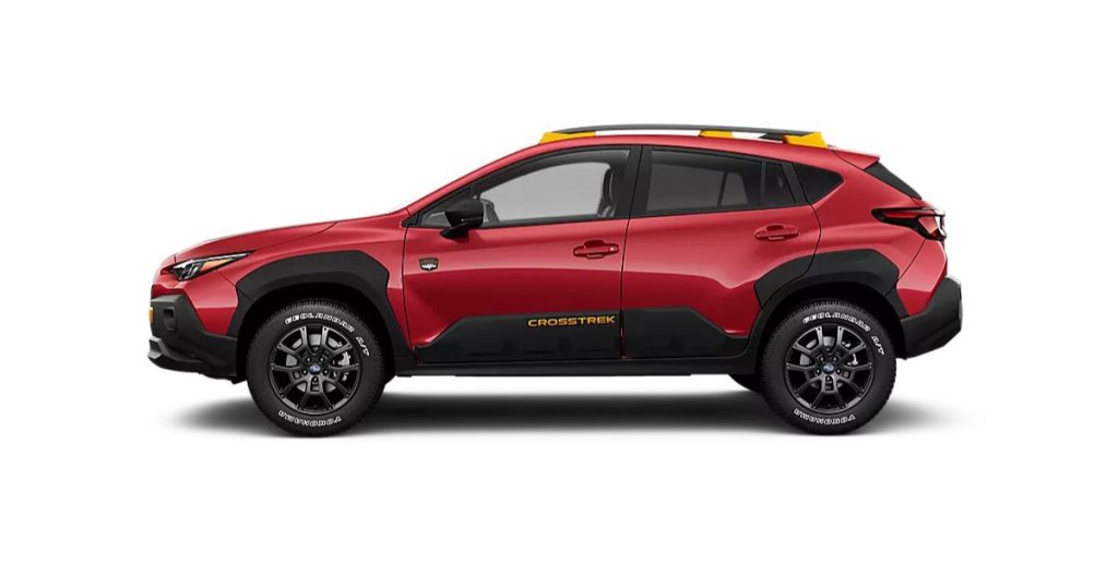 The 2026 Subaru Crosstrek Wilderness in Lithium Red Pearl