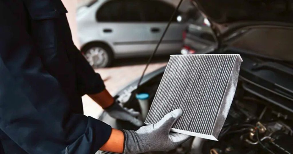 Replacing of the cabin air filter is part of the 12,000-mile Subaru WRX check at Dalton Subaru National City