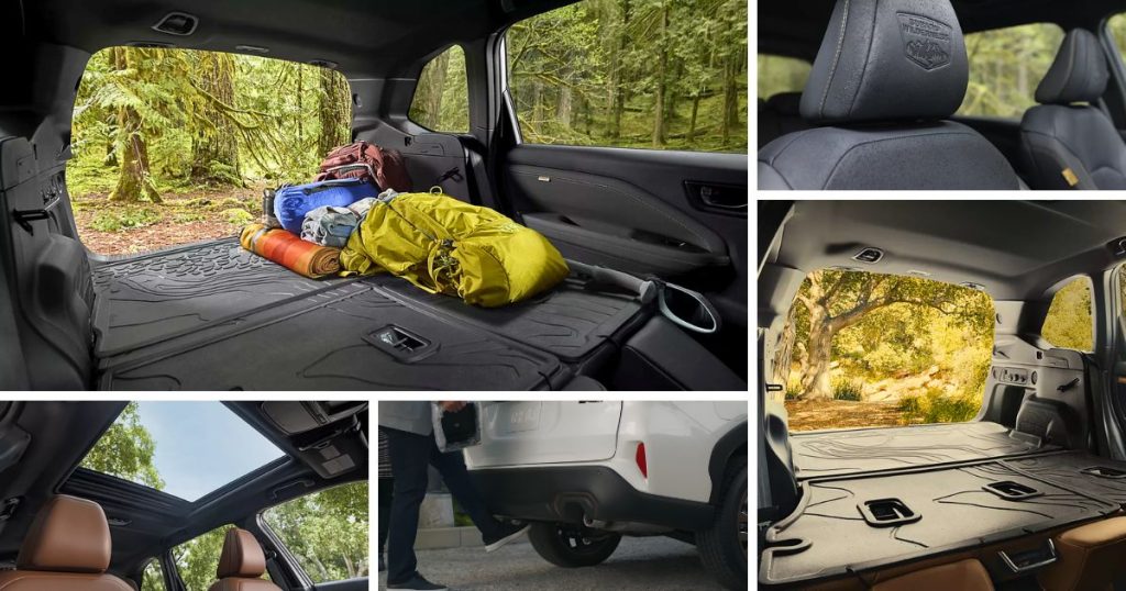 The dog-friendly interior features of the 2026 Subaru Forester