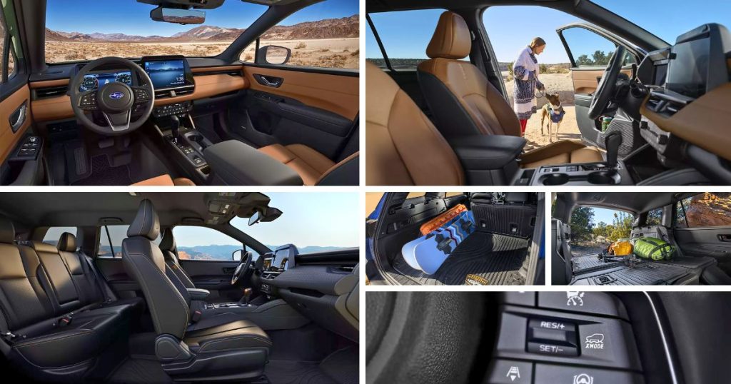 The dog-friendly interior features of the 2026 Subaru Outback