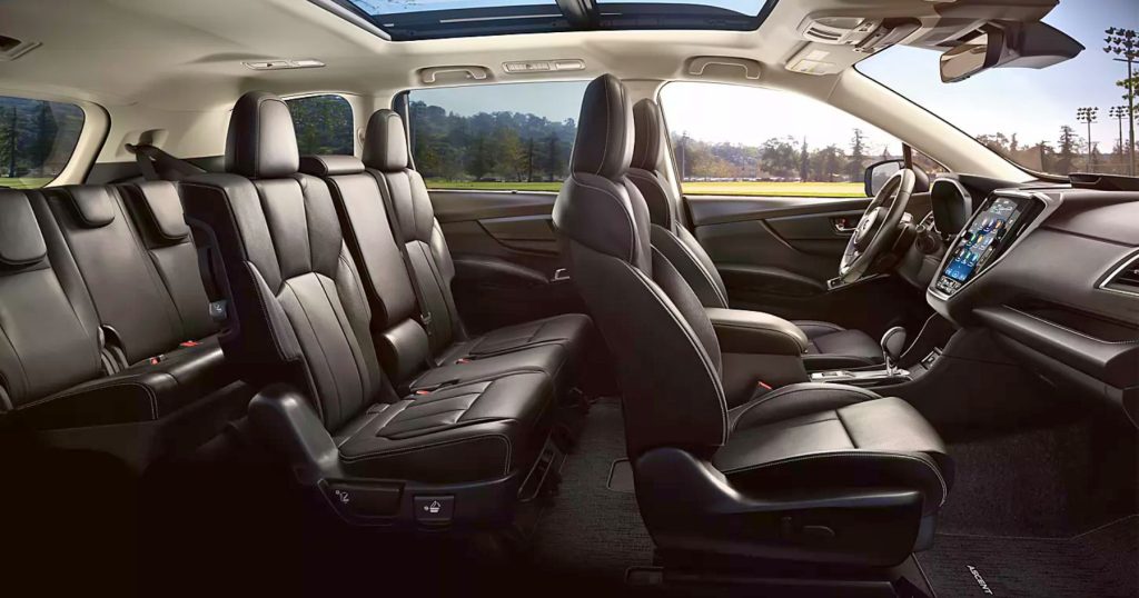 The 2026 Subaru Ascent has up to 153.2 cubic feet of passenger volume