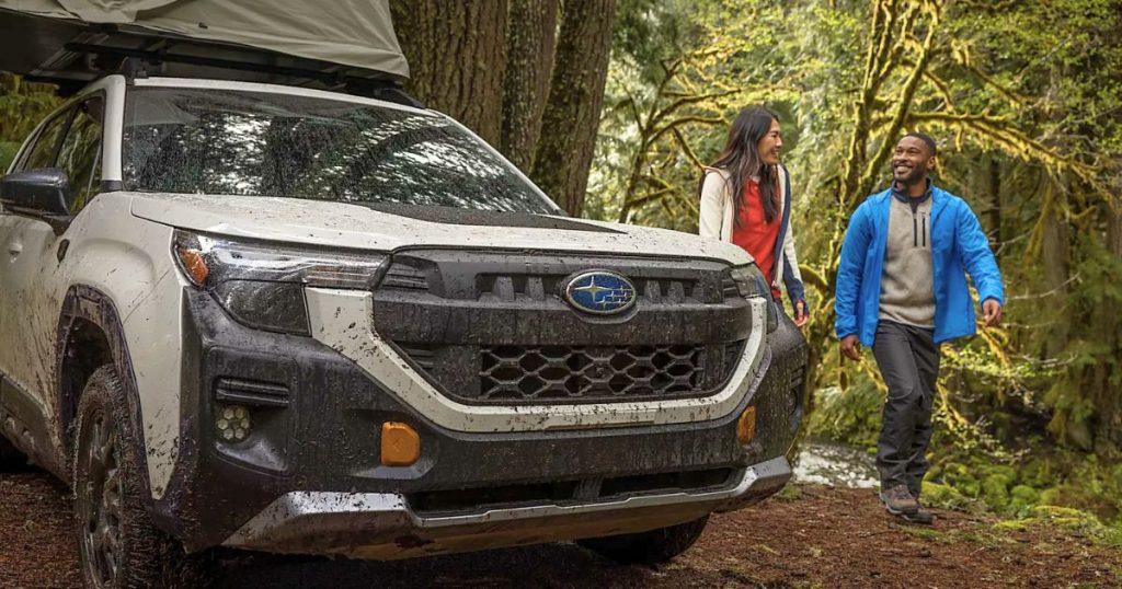 The 2026 Forester Wilderness has a completely redesigned exterior compared to the 2025 model