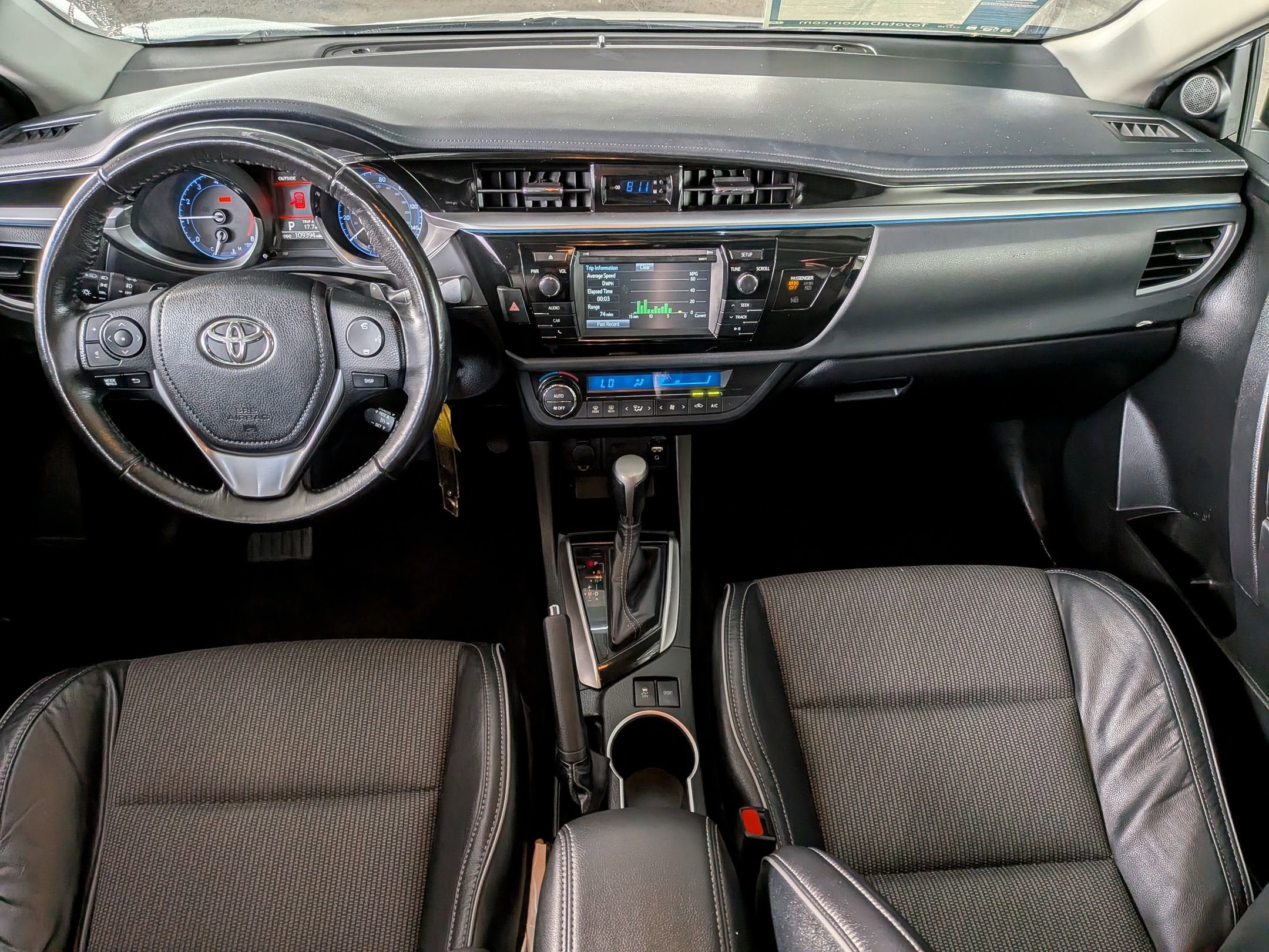 2016 Toyota COROLLA S Plus