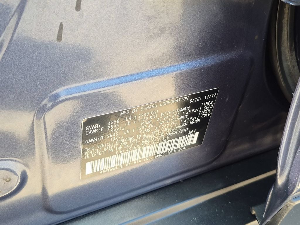 2018 Subaru Outback 3.6R Limited