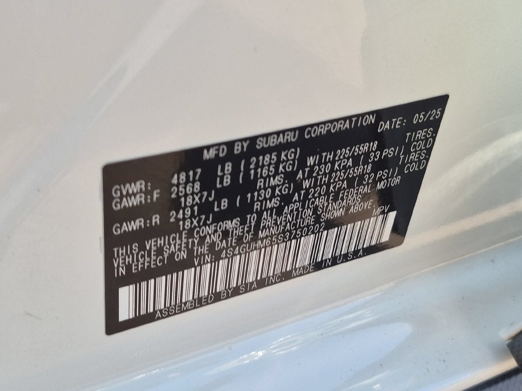 2025 Subaru Crosstrek Limited