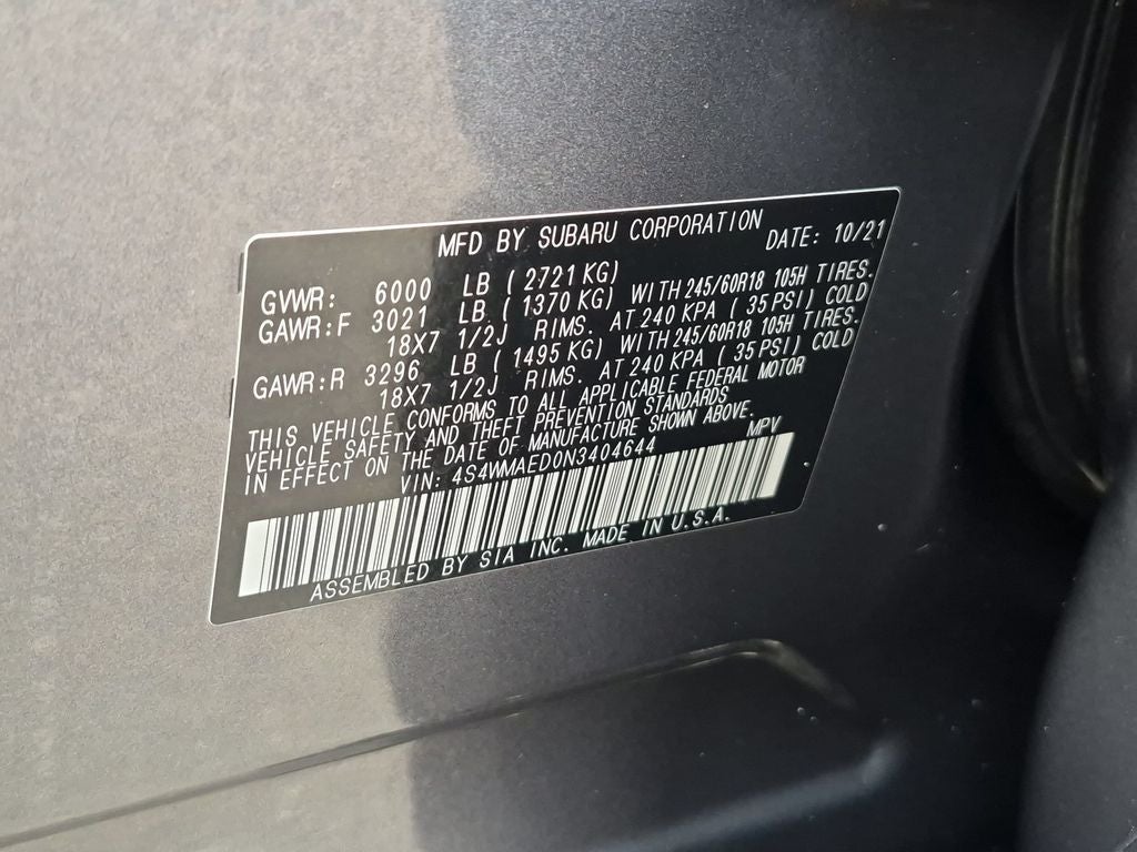 2022 Subaru Ascent Premium