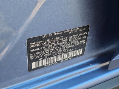 2019 Subaru Crosstrek 2.0i Limited