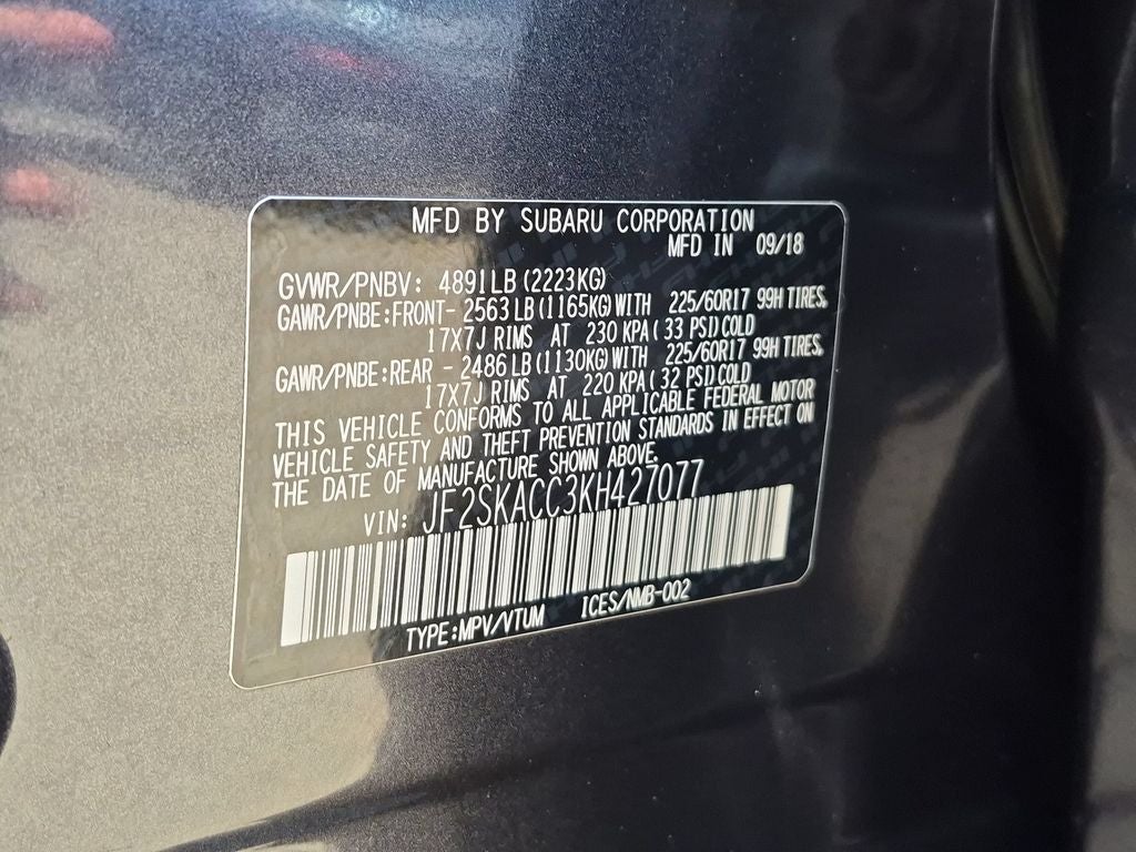 2019 Subaru Forester Base