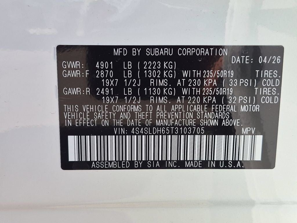 2026 Subaru Forester Sport Onyx Edition