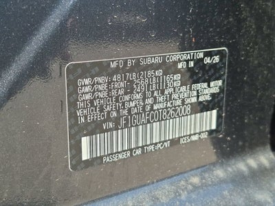 2026 Subaru Impreza Sport