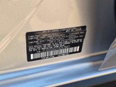 2026 Subaru Crosstrek Sport Hybrid
