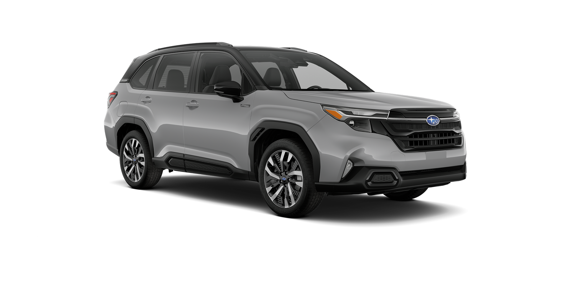 2026 Subaru Forester Touring Hybrid Shown in River Rock Pearl / Crystal Black Silica Two-Tone