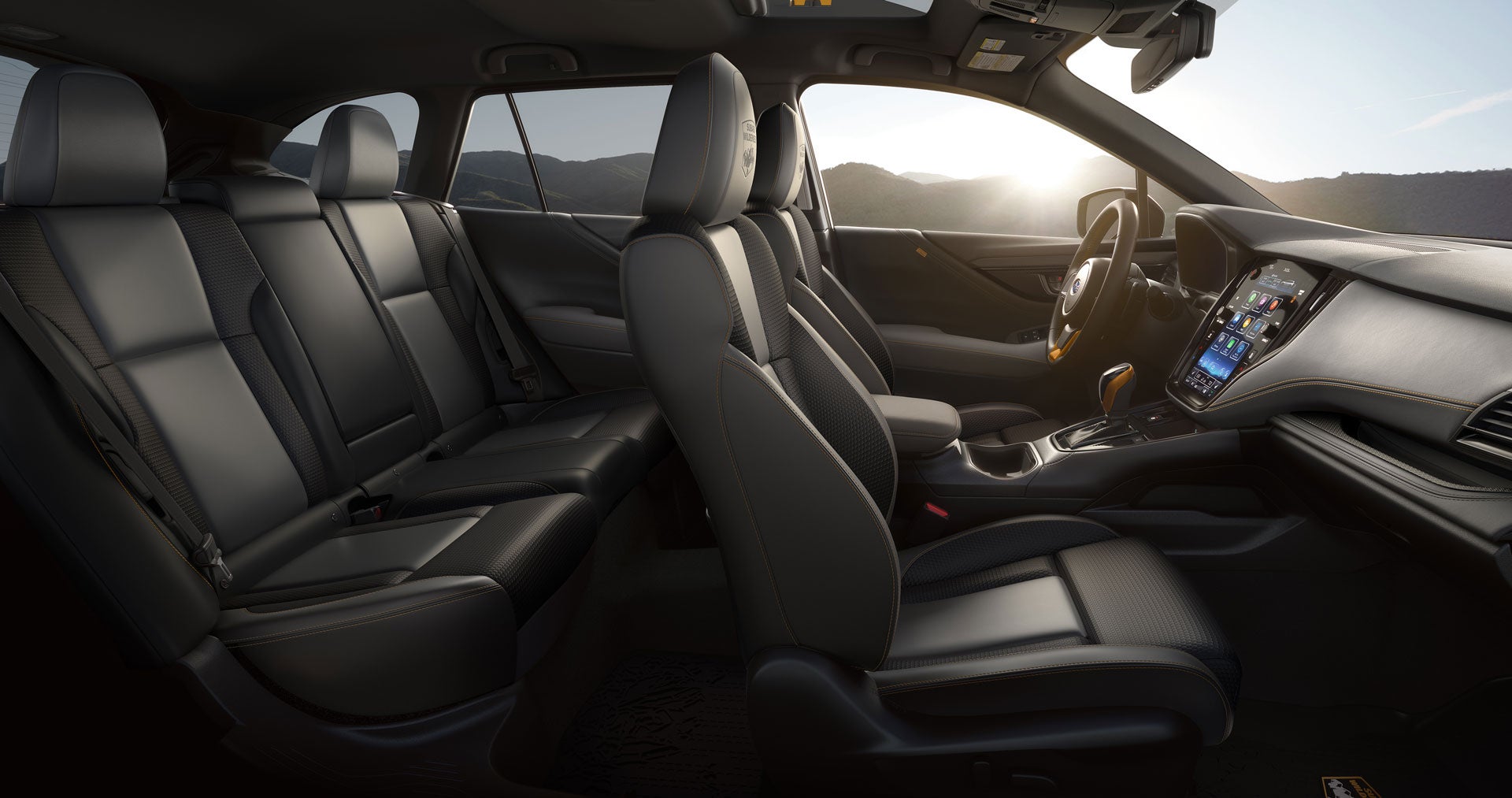 Interior of 2025 Subaru Outback Wilderness