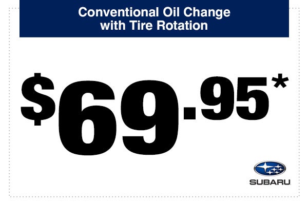Conventional Oil Change with Tire Rotation