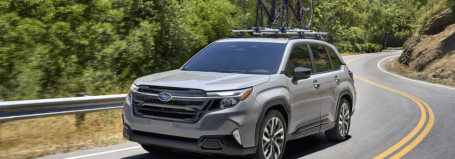2026 Subaru Forester on the road