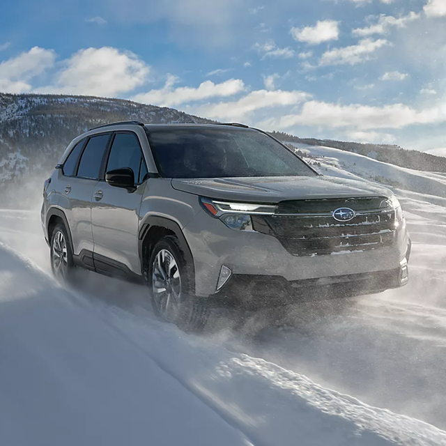 Subaru Forester demonstrating all-wheel drive capability