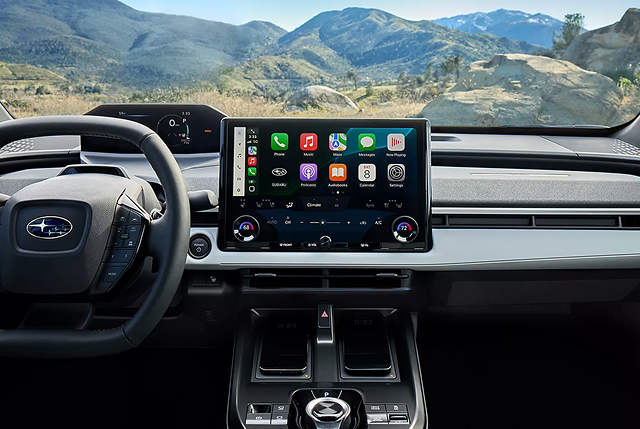 Subaru Solterra interior detail 3