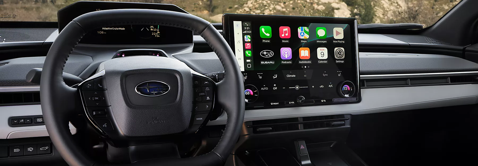 2026 Subaru Solterra interior overview