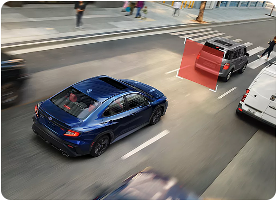 WRX interior comfort and technology