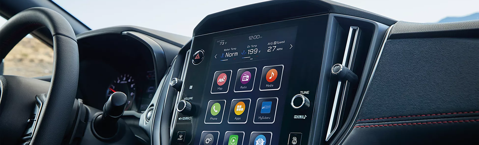 WRX technology features and multimedia system