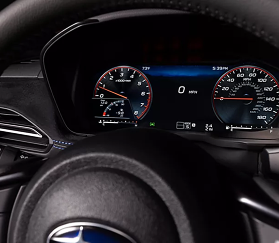 WRX GT digital instrument cluster