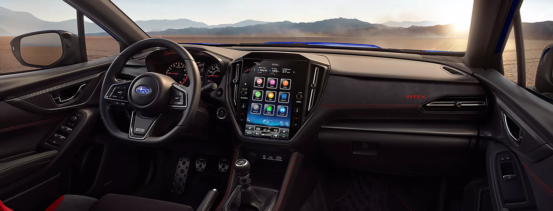 WRX dashboard and instrument panel