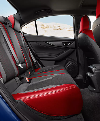 WRX steering wheel detail