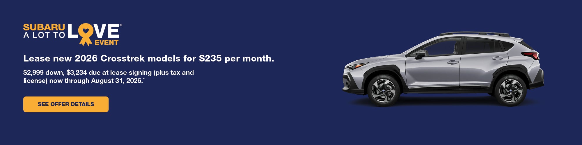 crosstrek lease