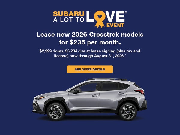 crosstrek lease