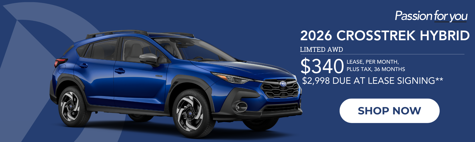 CROSSTREK HYBRID LEASE