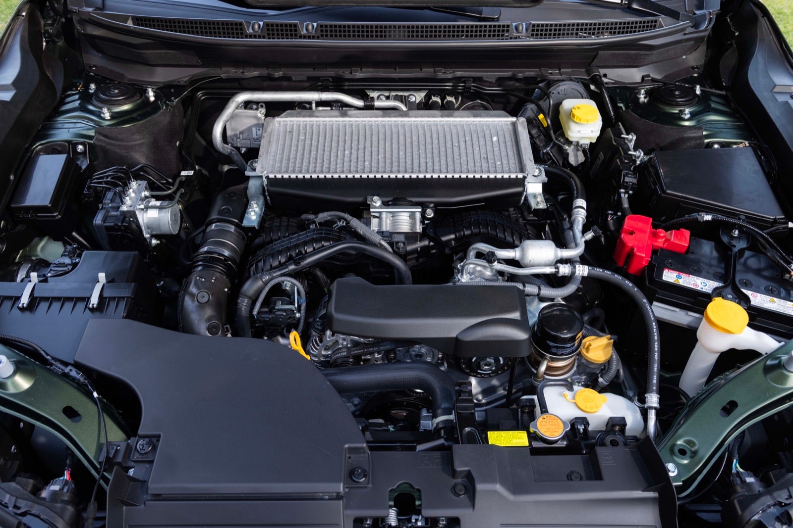 Engine bay of a 2026 Subaru Outback.