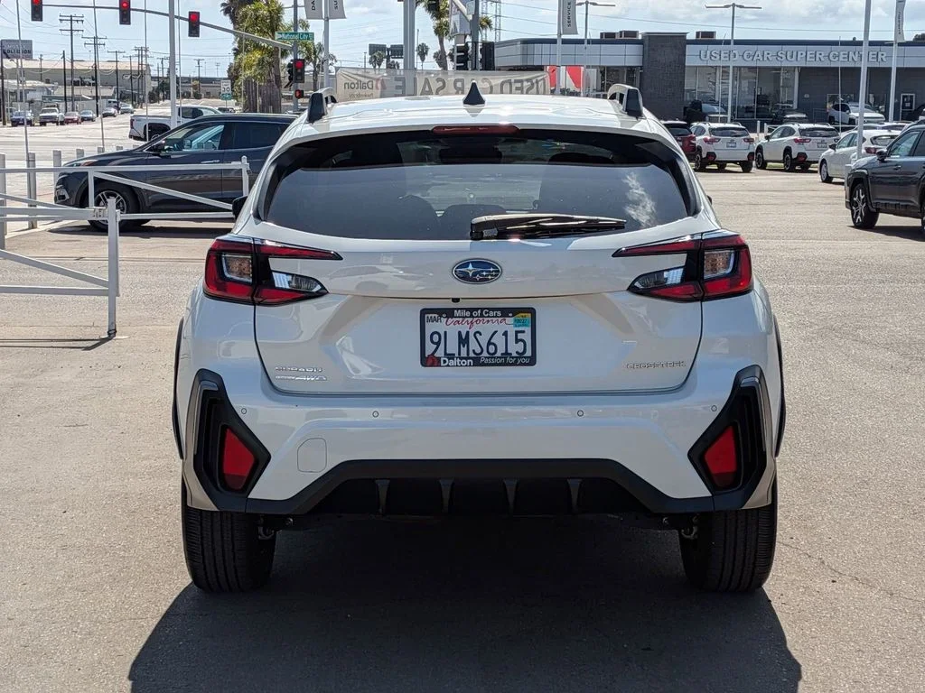 A used white Subaru Crosstrek on the pre-owned lot at Dalton Subaru National City