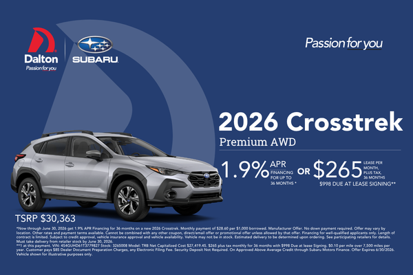 2026 Subaru Crosstrek Premium