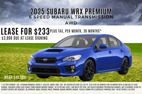 2025 Subaru WRX Premium